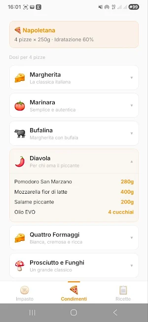 Pizza Dough Calculator Screenshot 2