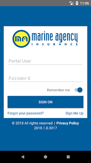 Marine Agency Online Screenshot 0