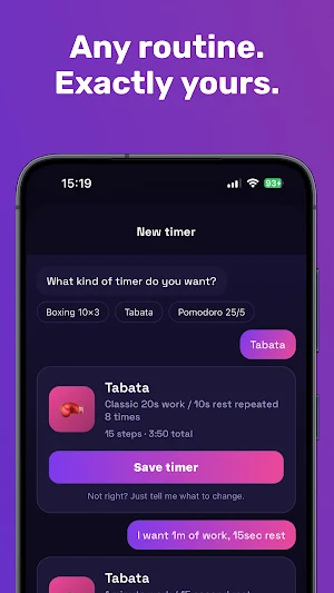 GenTimer: AI Timer & Stopwatch Screenshot 1