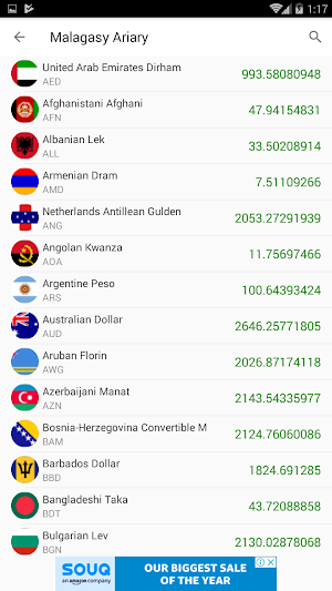 devise et prix de l'or à Madagascar Screenshot 1