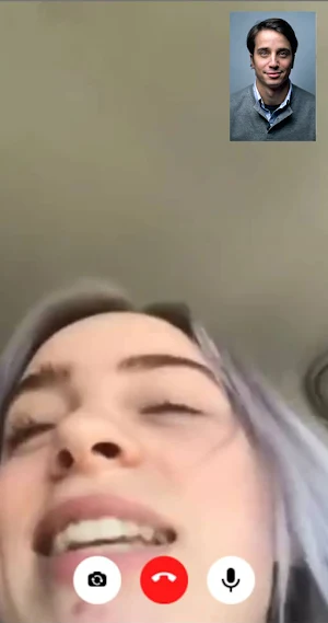 Billie Eilish - Fake Chat & Video Call Screenshot 1