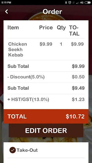Royal Indian Buffet Screenshot 2