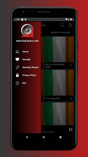 Irish Pub Radio App Screenshot 2