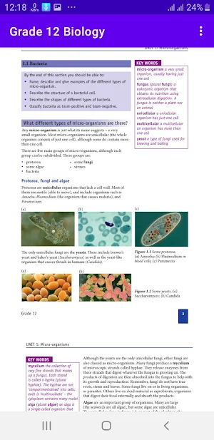 Grade 12 Biology Textbook ET Screenshot 2