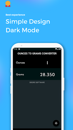 Ounce to Gram Converter Screenshot 2