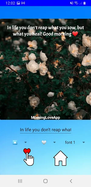 MorningLoveApp Good morning <3 Screenshot 1