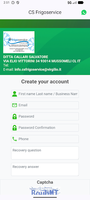 CS Frigoservice Screenshot 2