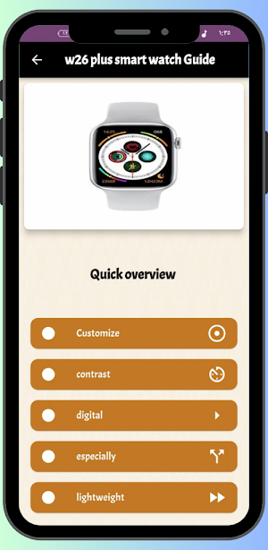 W26 Plus Smart Watch Guide Screenshot 2