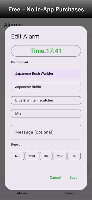 Bird Alarm Screenshot 2
