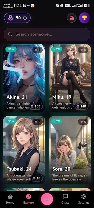 GirlX - AI Companion Screenshot 2