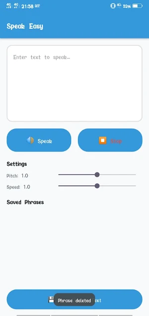 Speak Easy Screenshot 2