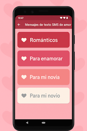 Mensajes de texto SMS de amor Screenshot 0