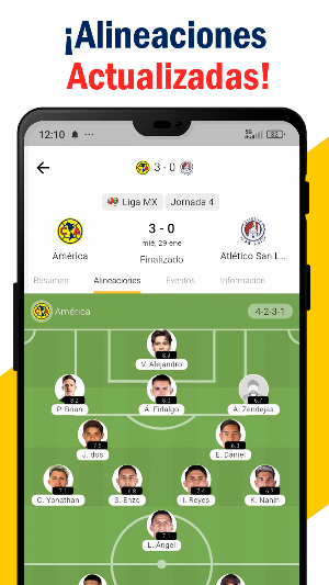 Club América Live Resultados Screenshot 2