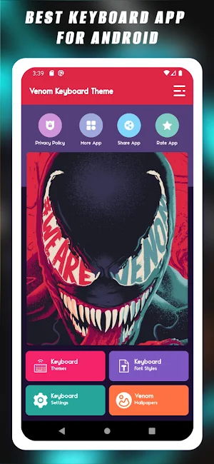 Venom Keyboard Theme Screenshot 0
