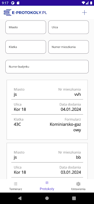 E-Protokoły Screenshot 2