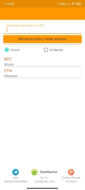 Crypto Relevant Price Screenshot 2