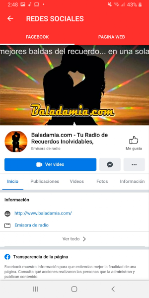 RADIO BALADAMIA Screenshot 3