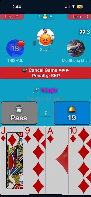 29 Card Game online Screenshot 0