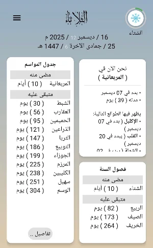 عداد مواسم السنة Screenshot 1