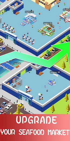 Idle Seafood Market -Tycoon Screenshot 3
