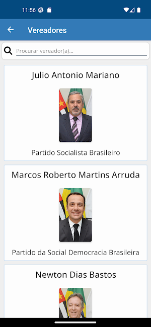 Câmara Municipal de São Roque Screenshot 1