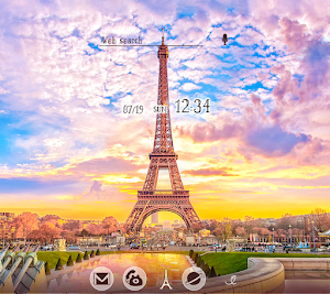 Paris Wallpaper Parisian Twilight Theme Screenshot 0