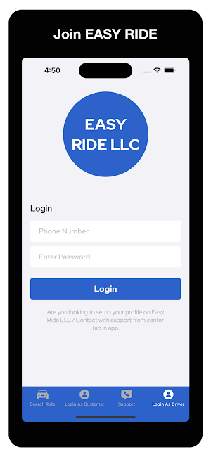 Easy Ride LLC Screenshot 1