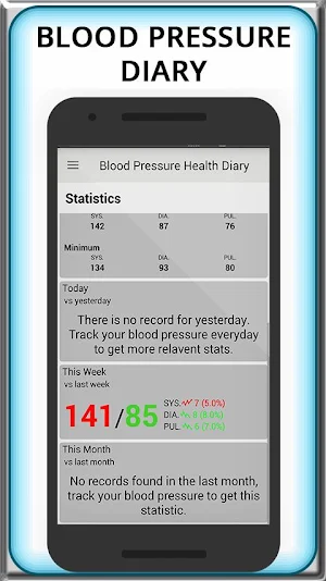 Instant Blood Pressure Checker - BP Tracker BP Log Screenshot 2