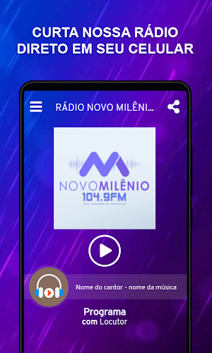 Rádio Novo Milênio Screenshot 0