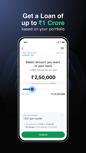 INDcredit Loan on Mutual Funds Screenshot 2