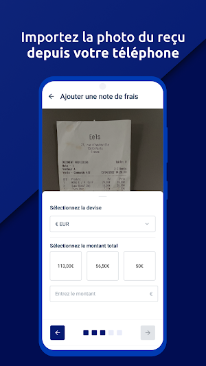 Notes de frais BRED Screenshot 3