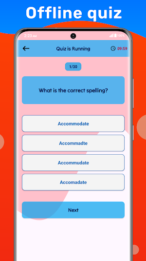 Spelling Quiz - Word Learn Screenshot 2