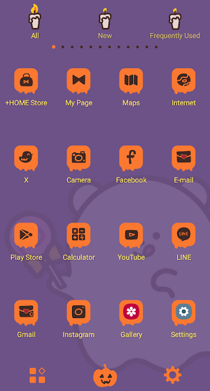 Halloween Teddy Theme +HOME Screenshot 2