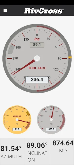 RivCross Driller's Display β Screenshot 1