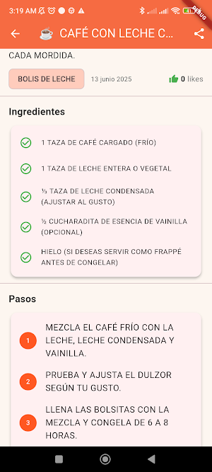 Saborito: Deliciosas recetas Screenshot 2