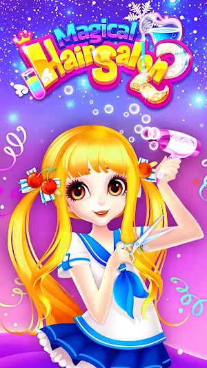Fashion Hair Salon Games: Royal Hairstyle Screenshot 0