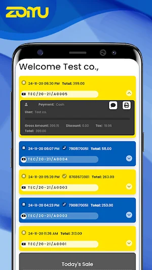 GST billing, POS App, Sale invoice, Inventory Screenshot 1