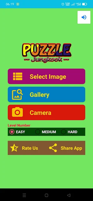 Jungkook Games BTS Puzzle Screenshot 1