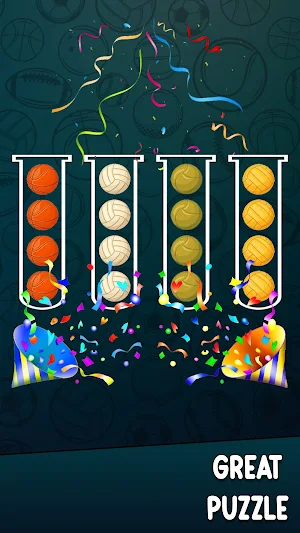 Ball Sort Puzzle Sports Game Screenshot 1