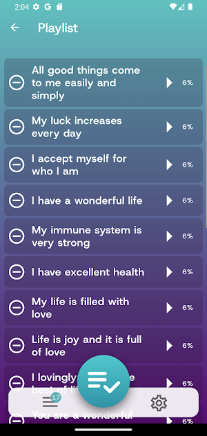 Affirmations Lab. Screenshot 3