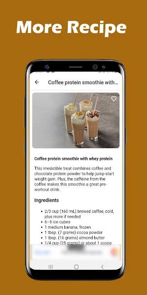Weight Gain Shakes Recipes Screenshot 1