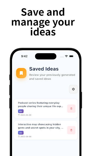 Ideabot – Easy planning AI Screenshot 3