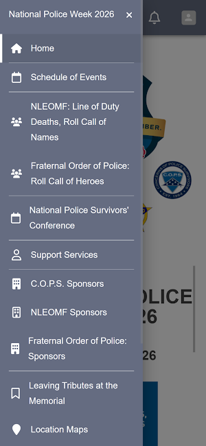 2026 National Police Week Screenshot 0