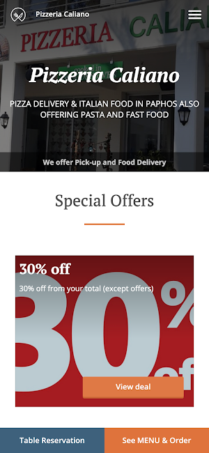 Pizzeria Caliano Screenshot 0
