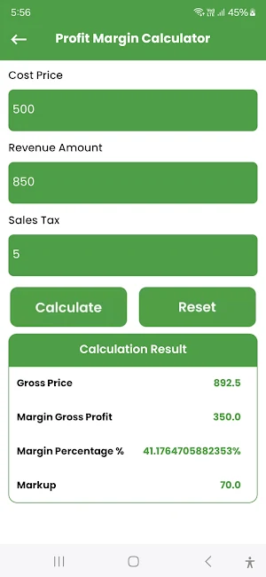 LoanCash - EMI Loan Calculator Screenshot 2