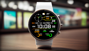 Hybrid Sport Color Watchface Screenshot 1