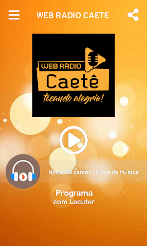 Web Rádio Caête Screenshot 1