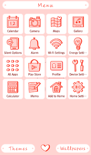 Cherry Friends Theme +HOME Screenshot 1