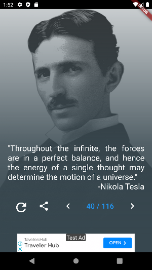 Nikola Tesla Quotes Screenshot 0
