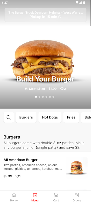 The Burger Truck Screenshot 1